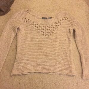 Moda International XS tan sweater